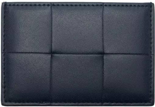 Держатель для кредитных карт в кассете синего и красного цвета Bottega Veneta