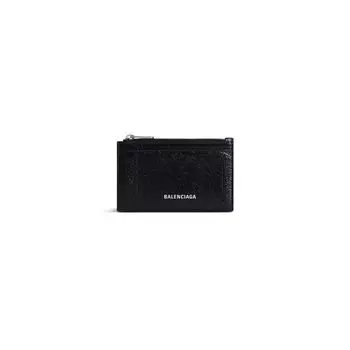 Держатель для монет и карт Superbusy Long BALENCIAGA, черный
