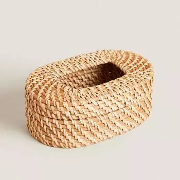 Держатель для салфеток из ротанга Zara Home