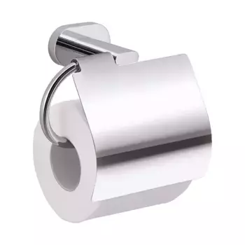 Держатель для туалетной бумаги Bernina Gedy с крышкой, хром