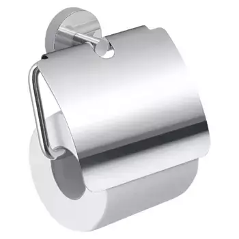 Держатель для туалетной бумаги Eros Gedy с крышкой, хром