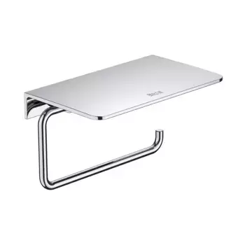 Держатель для туалетной бумаги Hotels Round Roca с крышкой, хром