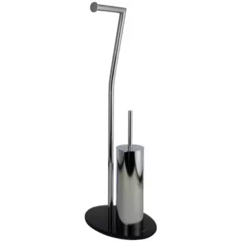 Держатель для туалетной бумаги Mve «Stand» с высококачественным хромированным держателем для туалетной бумаги, цвет silberfarben