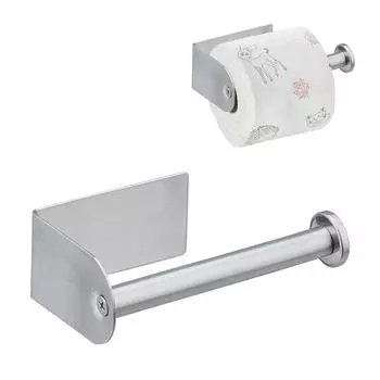 Держатель для туалетной бумаги Relaxdays, серебряный