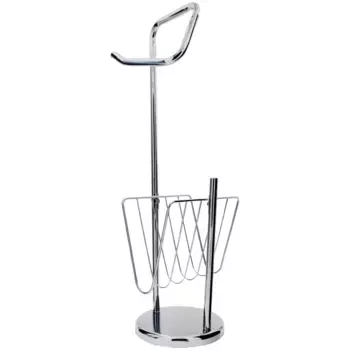 Держатель для туалетной бумаги Ridder «Канберра» с держателем для газет, цвет chromfarben