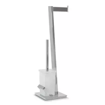 Держатель для туалетной щетки Rio Beltrn с держателем для туалетной бумаги, хром