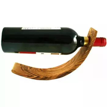 Держатель для винной бутылки из оливкового дерева «Moon» Olivenholz-Erleben, цвет holzfarben