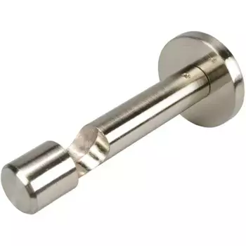 Держатель карниза Liedeco «опора, опора с винтовой крышкой 1-полосная «Франция» - 1 шт.», (1 шт.), держатель, опора для карнизов, трубки 20 мм, цвет edelstahlfarben