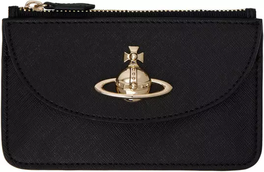 Держатель карты «Полумесяц» Vivienne Westwood, черный