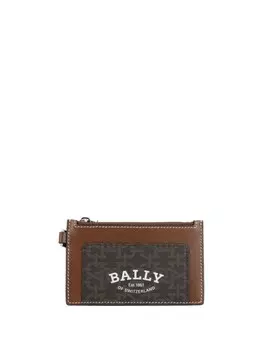 Держатель карты с логотипом Bally, коричневый