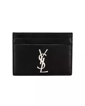 Держатель карты Saint Laurent, черный