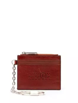 Держатель карты Utility Key MM6 Maison Margiela, красный