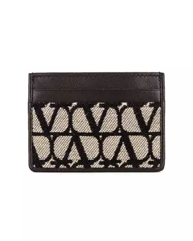 Держатель карты Valentino Garavani, цвет Natural, Nero, & Fondant