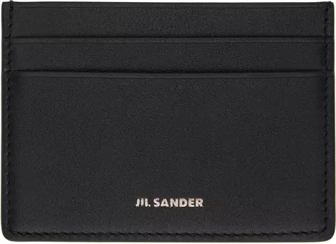 Держатель кредитной карты Jil Sander, черный