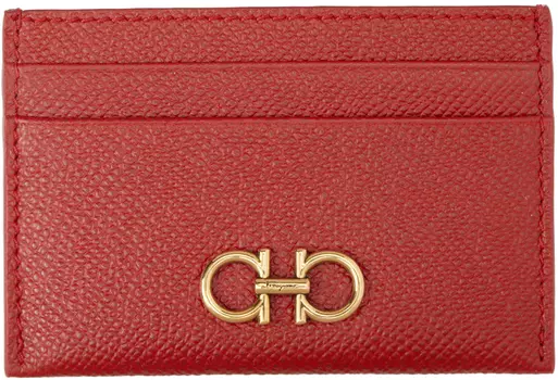 Держатель кредитной карты Red Gancini Ferragamo