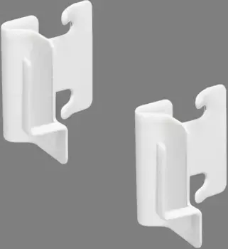 Держатель уплотнительных зажимов Good Life "Dico", (комплект, 2 шт.), для стержней Vitragen Длина: 2 см, белый