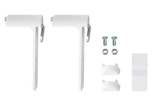 Держатель зажимов Good Life, (комплект, 2 шт.), фиксированных размеров 10 см, белый