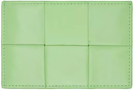 Держатель зеленой кредитной карты Bottega Veneta