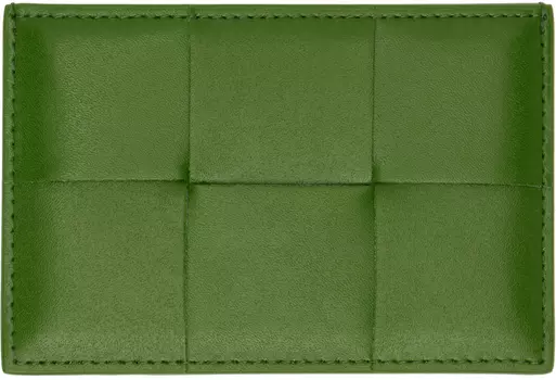 Держатель зеленой кредитной карты Bottega Veneta