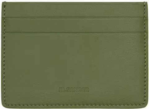 Держатель зеленой кредитной карты Jil Sander