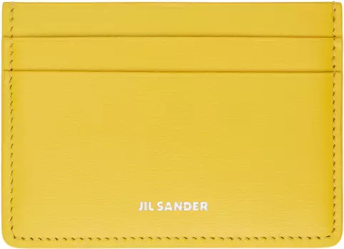 Держатель желтой кредитной карты Jil Sander