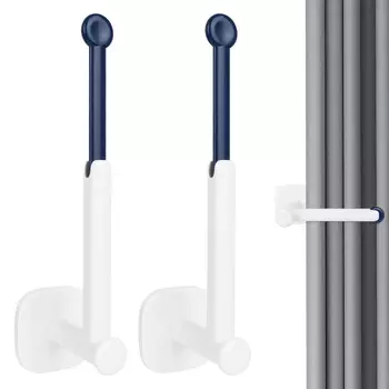 Держатели для штор пластиковые стены Dodamour, 2 штуки