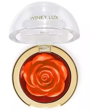 Дерзкие розовые румяна Winky Lux, цвет Crown - warm tone rose
