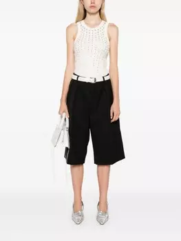 DES PHEMMES майка-топ с холодным окрашиванием, белый