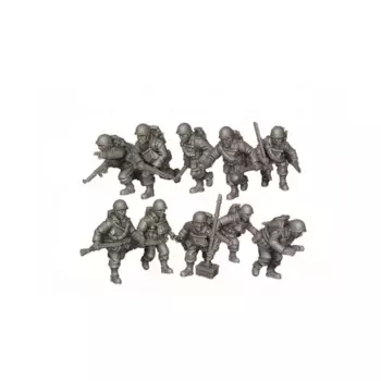 Десантный отряд США в день «Д» — пехотный отряд 2, WWII - United States (28mm) (Trenchworx)