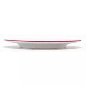 Десертная тарелка из бордоского оленя/тарелка для завтрака для гурманов d: 18 см/высота: 1,8 см Gmundner Keramik, бело-красный