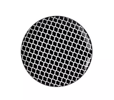 Десертная тарелка Ritzenhoff Breker, 21,5 см, черно-белый