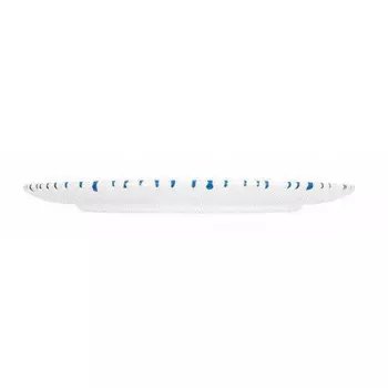 Десертная тарелка синего пламени / тарелка для завтрака для гурманов d: 22 см / высота: 2,2 см Gmundner Keramik, белый синий