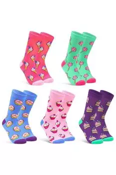 Десертные носки, 5 шт. CityComfort, мультиколор