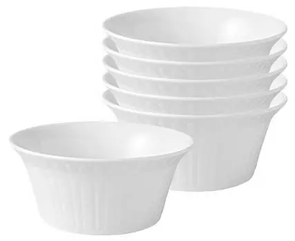 Десертные тарелки cellini, набор 6 шт. Villeroy & Boch, белый
