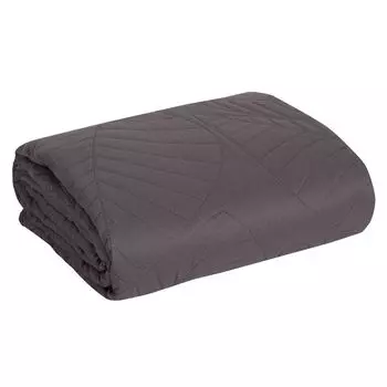 Design91 Классическое покрывало Декоративное покрывало Однотонное покрывало BONI 6 GF 220x240 см темно-серый Eurofirany
