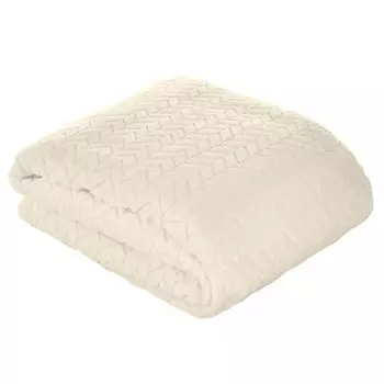 Design91 Мягкое одеяло CINDY2 200x220 см Кирпично-Красный Flano Eurofirany, бежевый