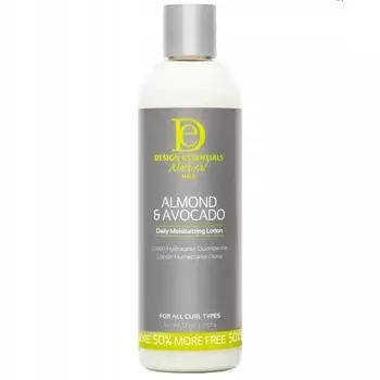 Design Essentials, Ежедневный увлажняющий лосьон с миндалем и авокадо, 372 г