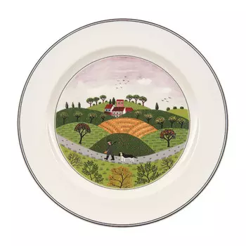 Design Naif Тарелка для завтрака Охотник 21 см Villeroy & Boch, красочный