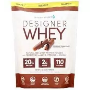 Designer Protein Designer сыворотка Натуральный 100% сывороточный протеин Изысканный шоколад 2 фунта