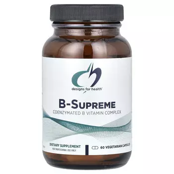 Designs For Health, B-Supreme, 60 вегетарианских капсул