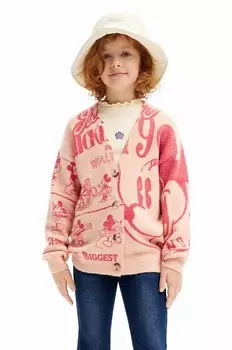 Desigual кардиган для детей, розовый