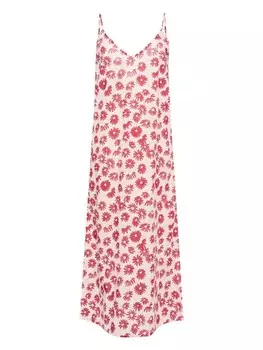 Desmond & Dempsey топ Chamomile на бретелях, красный