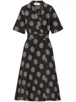 DESTREE платье миди в горошек Lee, черный