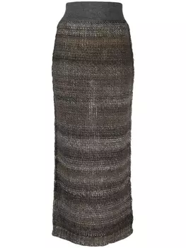 DESTREE трикотажная юбка миди Lynette, коричневый