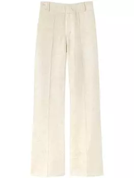 DESTREE укороченные жаккардовые брюки Yoshismart, нейтральный цвет