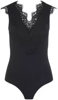 Детали боди рубашки "PCILU" Pieces, черный