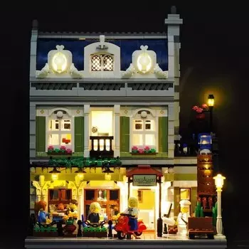 Детали к пластиковму конструктору Lego Комплект освещения для парижского ресторана