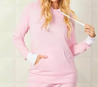 Детали Толстовка С Карманом В Румянах french kyss, красный