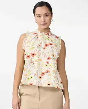 Детали верха без рукавов Yas, белый