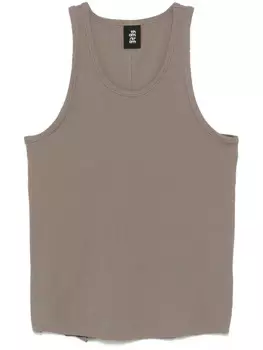 Детализированная майка Thom Krom с отделкой кантом, серый